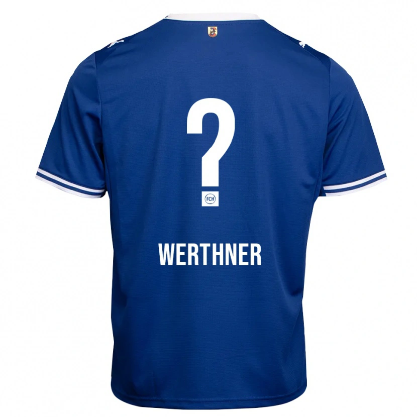 Danxen Mænd Loretta Werthner #0 Kongelig Blå Hvid Udebane Spillertrøjer 2026/27 Trøje T-Shirt