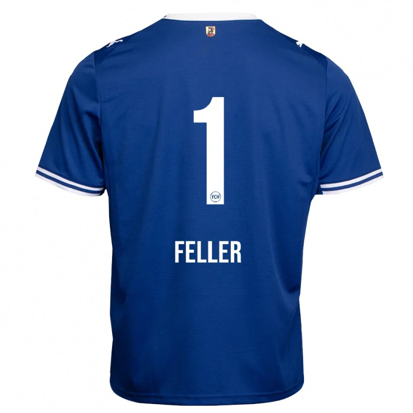 Danxen Mænd Frank Feller #1 Kongelig Blå Hvid Udebane Spillertrøjer 2026/27 Trøje T-Shirt