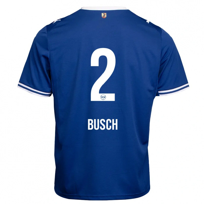 Danxen Mænd Marnon Busch #2 Kongelig Blå Hvid Udebane Spillertrøjer 2026/27 Trøje T-Shirt