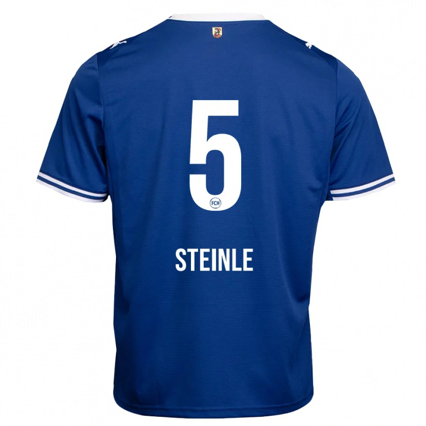 Danxen Mænd Joel Steinle #5 Kongelig Blå Hvid Udebane Spillertrøjer 2026/27 Trøje T-Shirt
