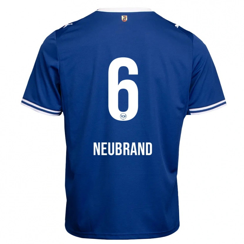 Danxen Mænd Tina Neubrand #6 Kongelig Blå Hvid Udebane Spillertrøjer 2026/27 Trøje T-Shirt