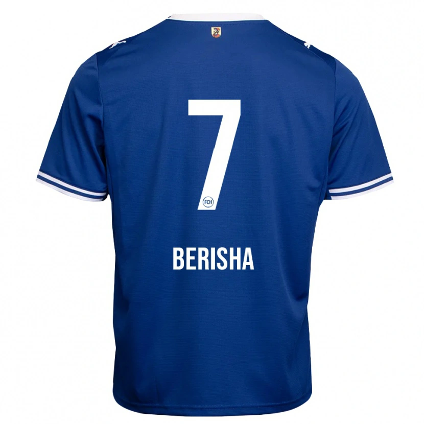 Danxen Mænd Imran Berisha #7 Kongelig Blå Hvid Udebane Spillertrøjer 2026/27 Trøje T-Shirt
