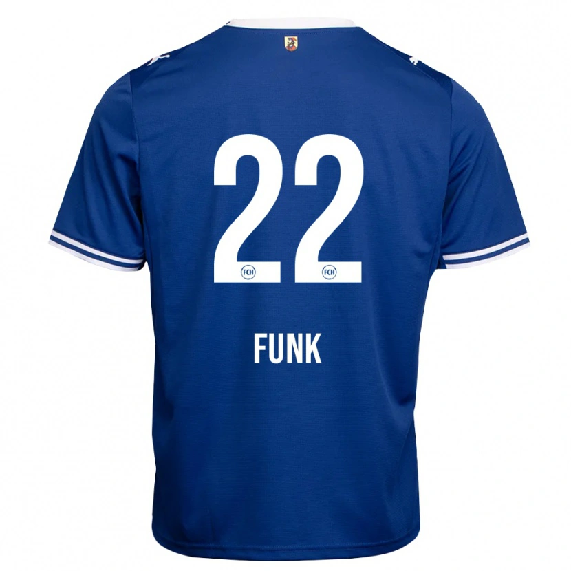 Danxen Mænd Sebastian Funk #22 Kongelig Blå Hvid Udebane Spillertrøjer 2026/27 Trøje T-Shirt