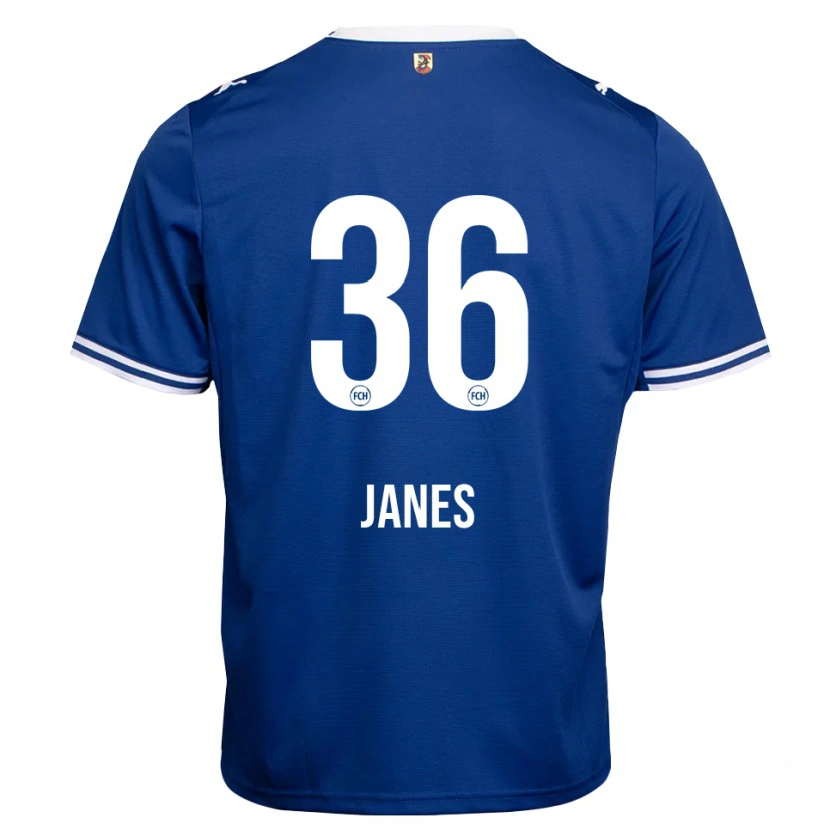 Danxen Mænd Luka Janes #36 Kongelig Blå Hvid Udebane Spillertrøjer 2026/27 Trøje T-Shirt