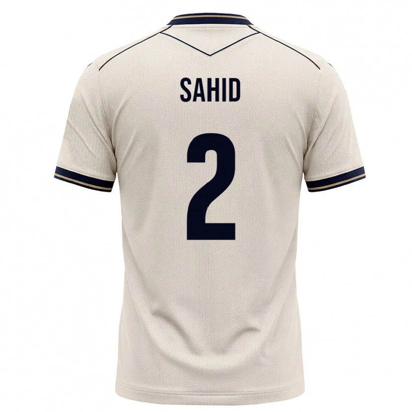 Danxen Mænd Mohamed Sahid #2 Off-White Blækblå Udebane Spillertrøjer 2026/27 Trøje T-Shirt