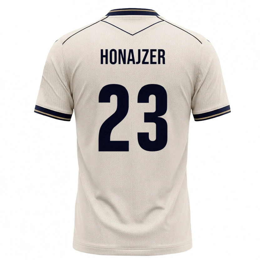 Danxen Mænd Alex Honajzer #23 Off-White Blækblå Udebane Spillertrøjer 2026/27 Trøje T-Shirt