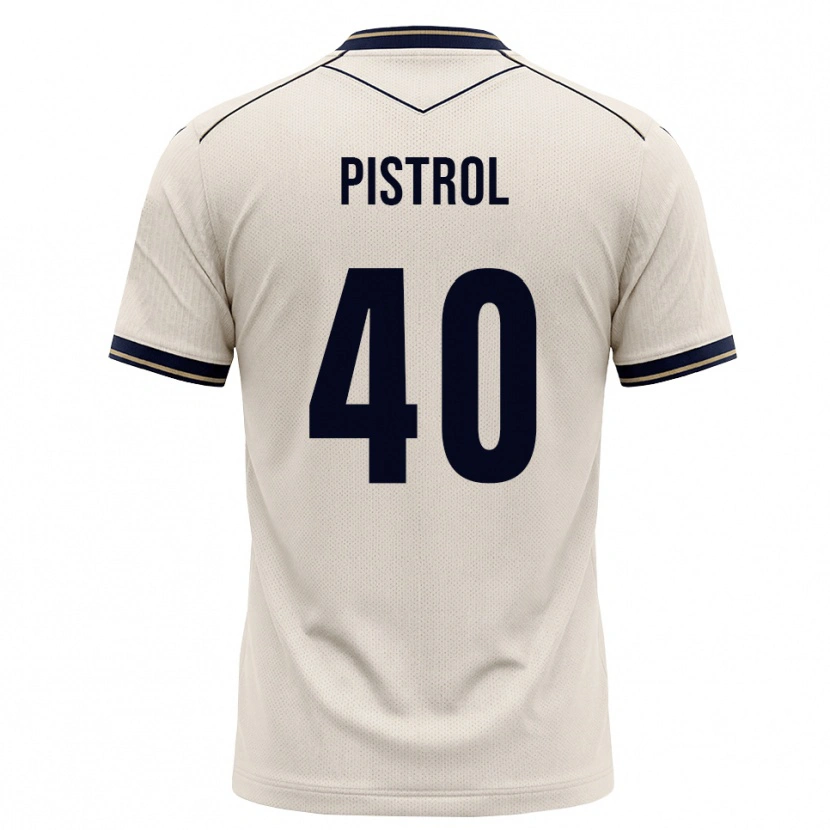 Danxen Mænd Santino Pistrol #40 Off-White Blækblå Udebane Spillertrøjer 2026/27 Trøje T-Shirt