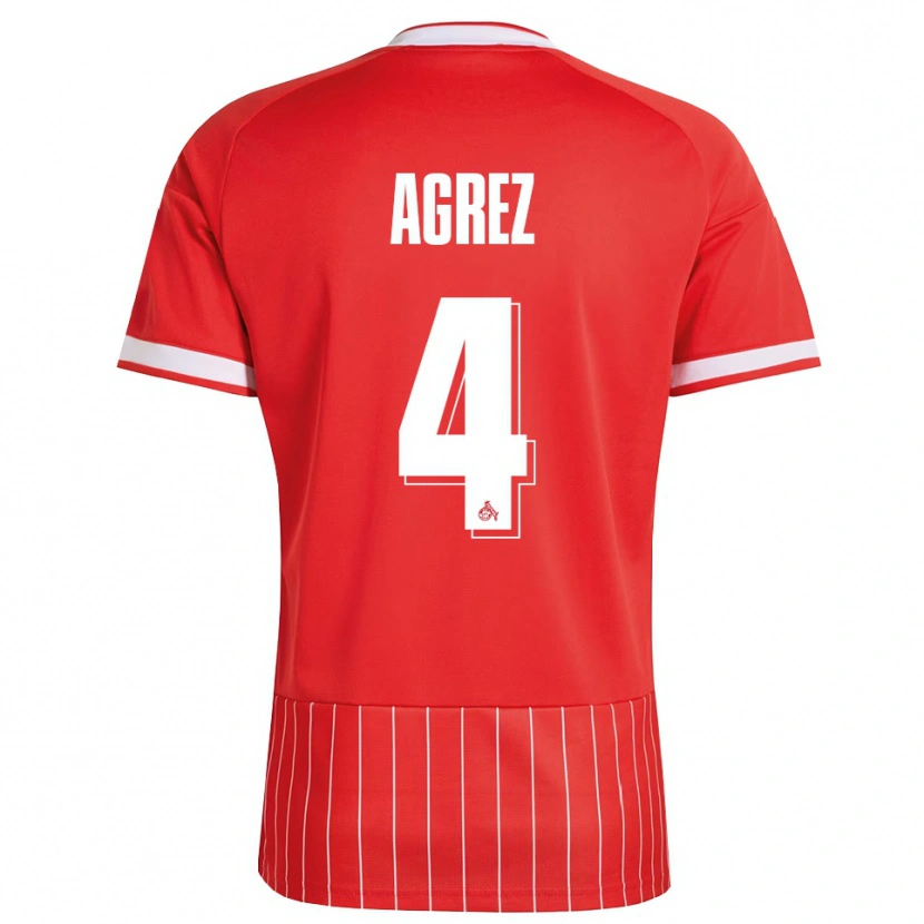 Danxen Mænd Sara Agrež #4 Rød Hvid Grøn Udebane Spillertrøjer 2026/27 Trøje T-Shirt