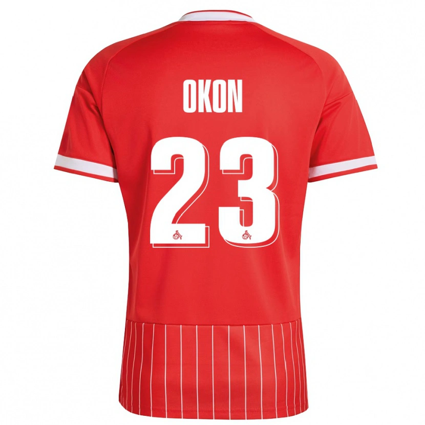 Danxen Mænd Paul Okon-Engstler #23 Rød Hvid Grøn Udebane Spillertrøjer 2026/27 Trøje T-Shirt