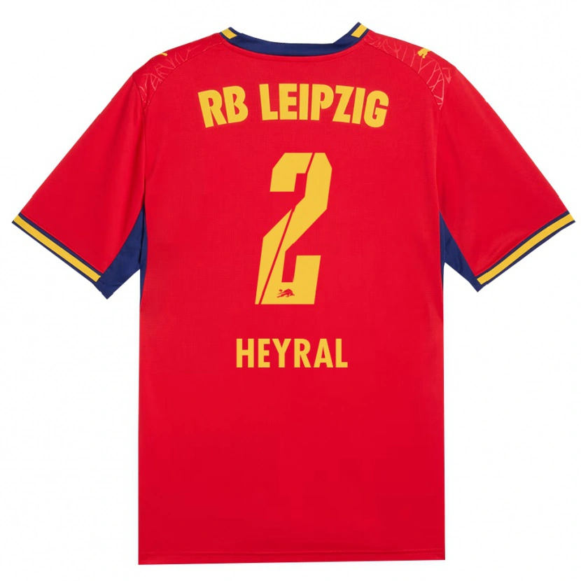 Danxen Mænd Neo Heyral #2 Rød Gul Kongelig Blå Udebane Spillertrøjer 2026/27 Trøje T-Shirt