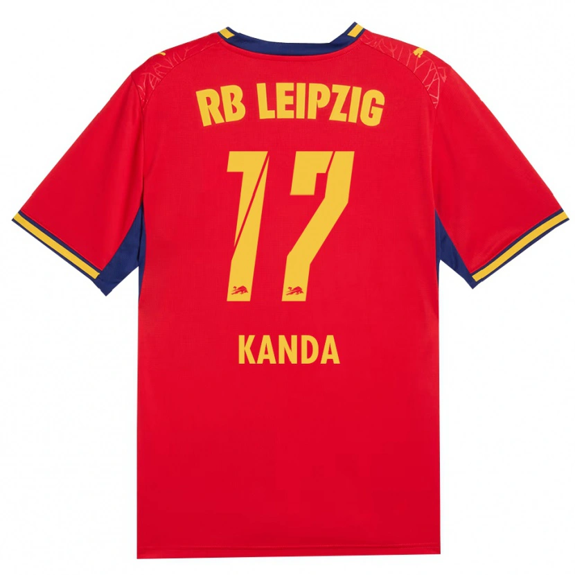 Danxen Mænd Taito Kanda #17 Rød Gul Kongelig Blå Udebane Spillertrøjer 2026/27 Trøje T-Shirt