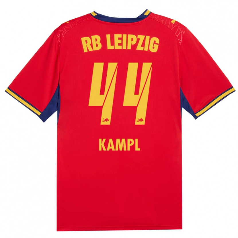 Danxen Mænd Kevin Kampl #44 Rød Gul Kongelig Blå Udebane Spillertrøjer 2026/27 Trøje T-Shirt