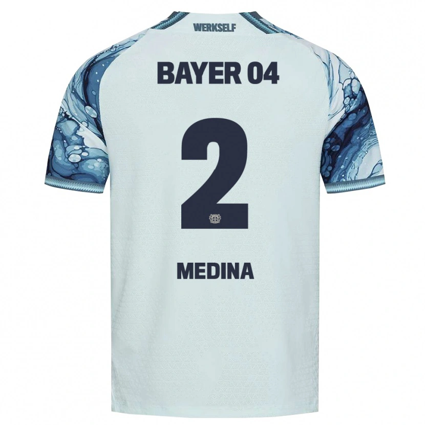 Danxen Mænd Facundo Medina #2 Mørkegrøn Sort Udebane Spillertrøjer 2026/27 Trøje T-Shirt
