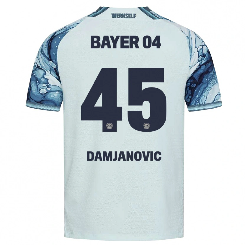 Danxen Mænd Aleksa Damjanovic #45 Mørkegrøn Sort Udebane Spillertrøjer 2026/27 Trøje T-Shirt
