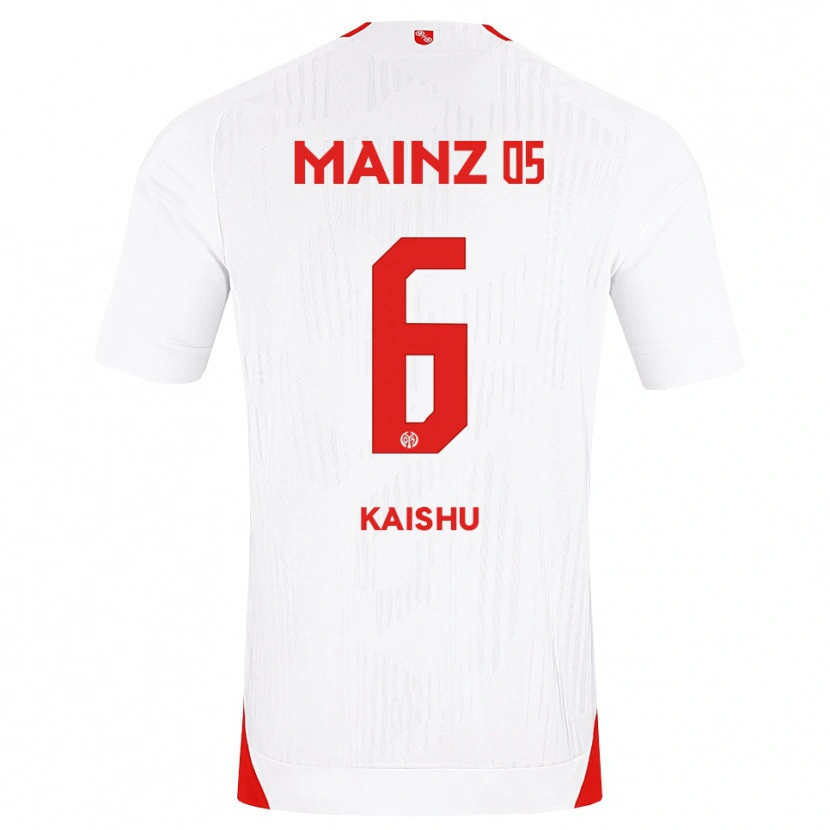 Danxen Mænd Kaishu Sano #6 Hvid Rød Gul Udebane Spillertrøjer 2026/27 Trøje T-Shirt