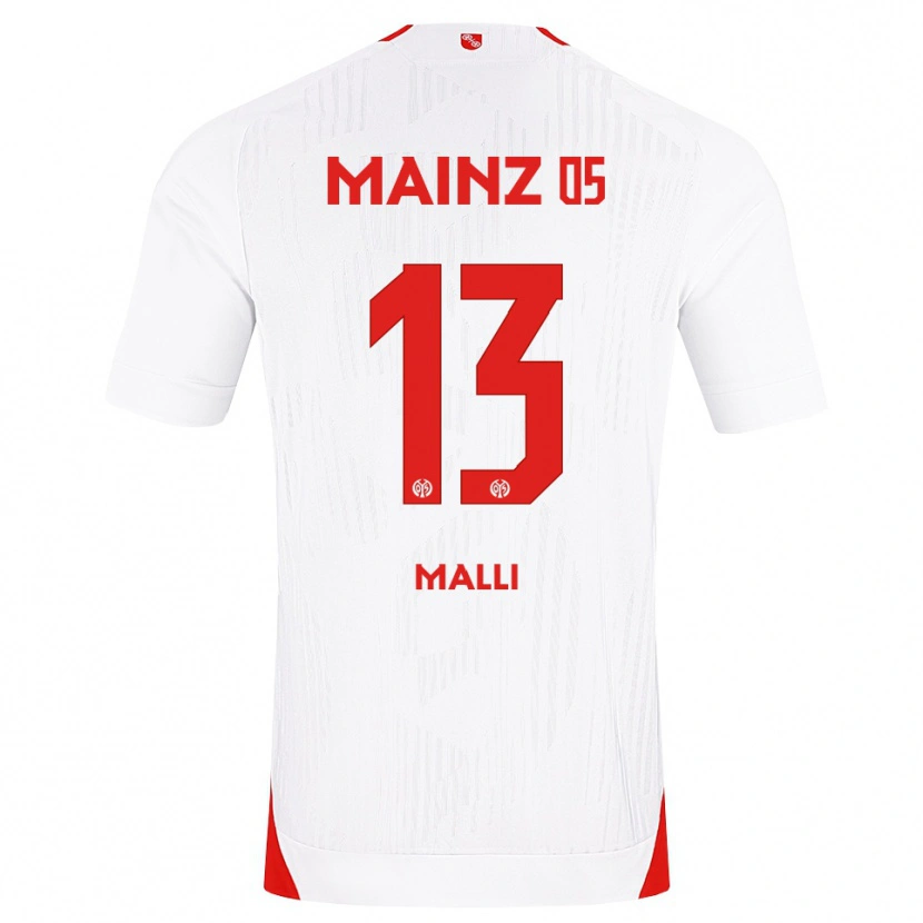 Danxen Mænd Yunus Mallı #13 Hvid Rød Gul Udebane Spillertrøjer 2026/27 Trøje T-Shirt