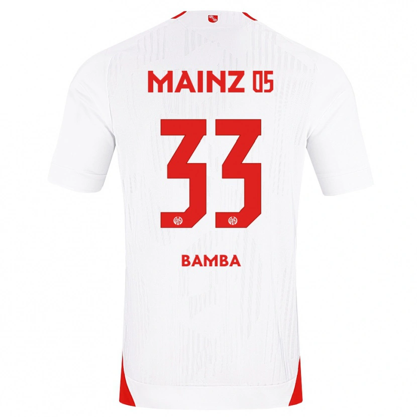 Danxen Mænd Mokesse Bamba #33 Hvid Rød Gul Udebane Spillertrøjer 2026/27 Trøje T-Shirt