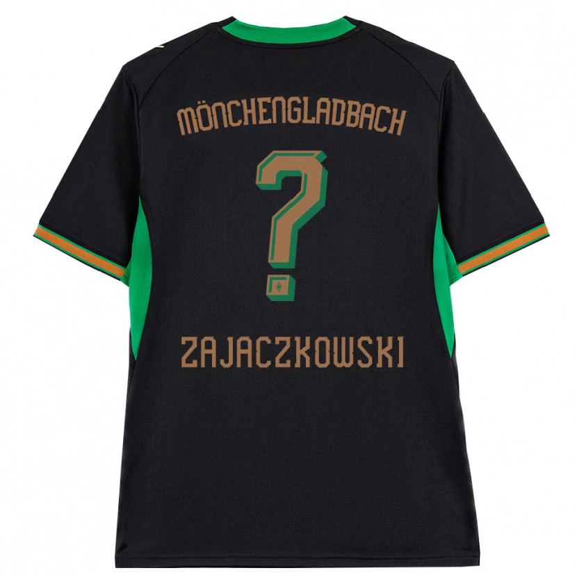 Danxen Mænd Vincent Zajaczkowski #0 Sort Orange Grøn Brun Udebane Spillertrøjer 2026/27 Trøje T-Shirt