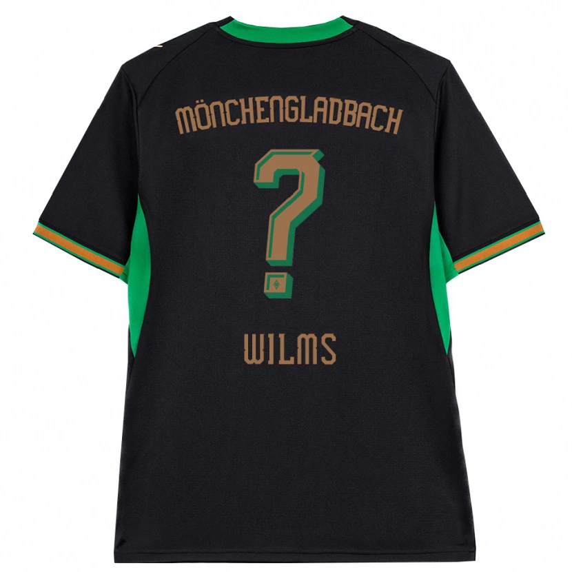 Danxen Mænd Felix Wilms #0 Sort Orange Grøn Brun Udebane Spillertrøjer 2026/27 Trøje T-Shirt