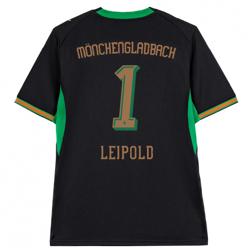 Danxen Mænd Lasse Leipold #1 Sort Orange Grøn Brun Udebane Spillertrøjer 2026/27 Trøje T-Shirt