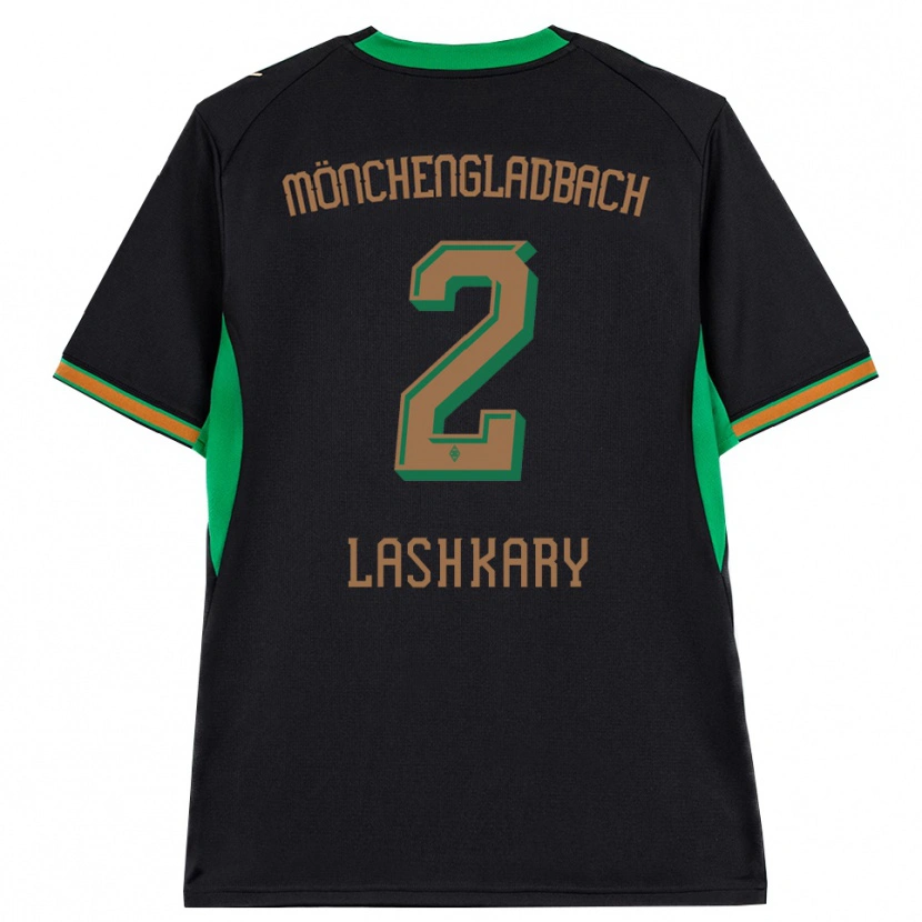 Danxen Mænd Roman Lashkary #2 Sort Orange Grøn Brun Udebane Spillertrøjer 2026/27 Trøje T-Shirt