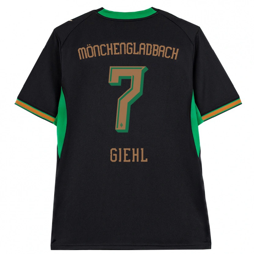 Danxen Mænd Madita Giehl #7 Sort Orange Grøn Brun Udebane Spillertrøjer 2026/27 Trøje T-Shirt