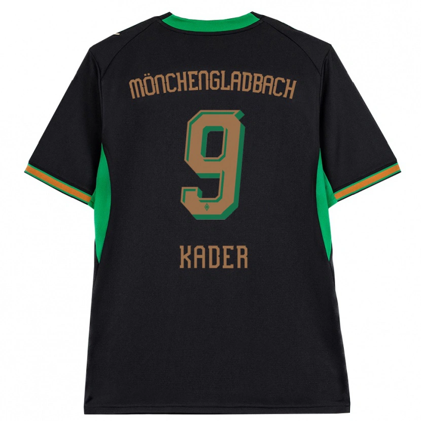 Danxen Mænd Cagatay Kader #9 Sort Orange Grøn Brun Udebane Spillertrøjer 2026/27 Trøje T-Shirt