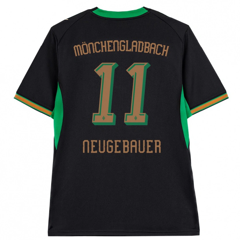 Danxen Mænd Simon Neugebauer #11 Sort Orange Grøn Brun Udebane Spillertrøjer 2026/27 Trøje T-Shirt