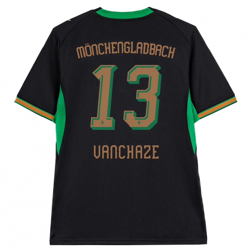 Danxen Mænd Charly Vanchaze #13 Sort Orange Grøn Brun Udebane Spillertrøjer 2026/27 Trøje T-Shirt