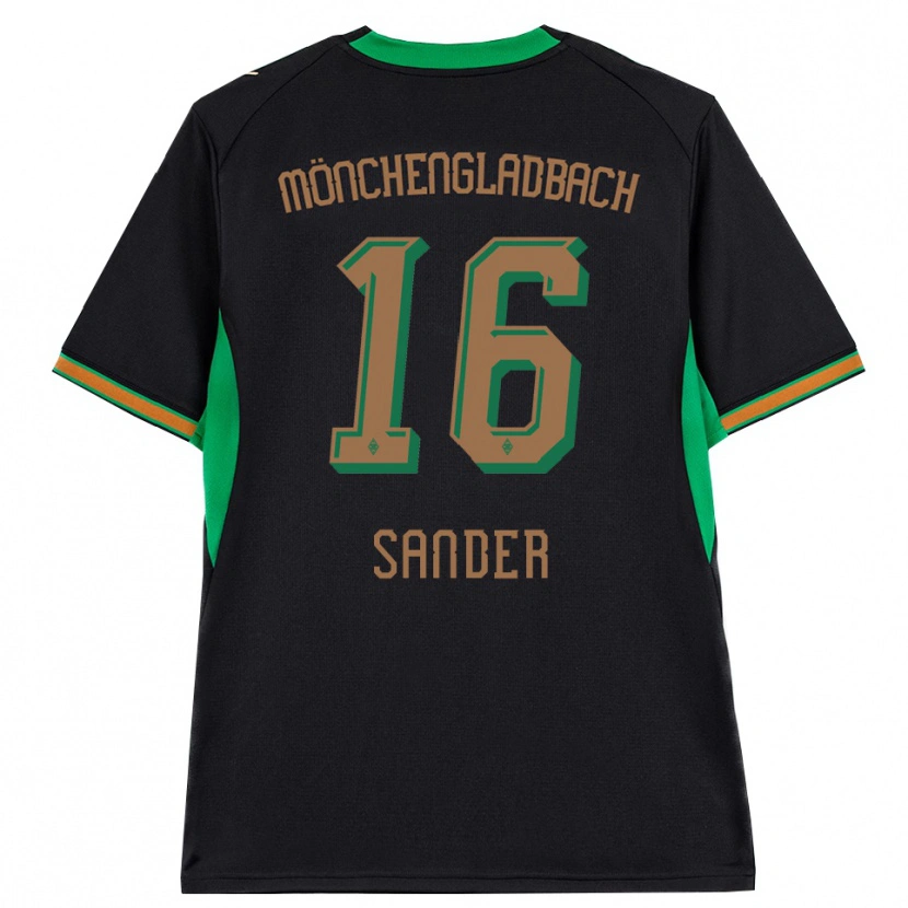 Danxen Mænd Philipp Sander #16 Sort Orange Grøn Brun Udebane Spillertrøjer 2026/27 Trøje T-Shirt