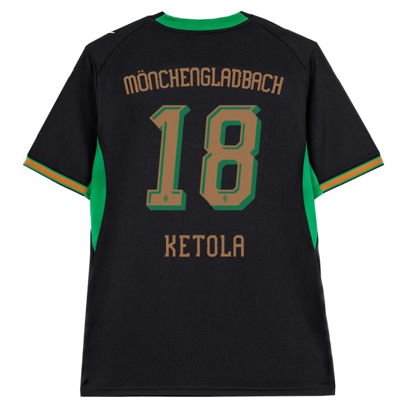 Danxen Mænd Sulo Ketola #18 Sort Orange Grøn Brun Udebane Spillertrøjer 2026/27 Trøje T-Shirt