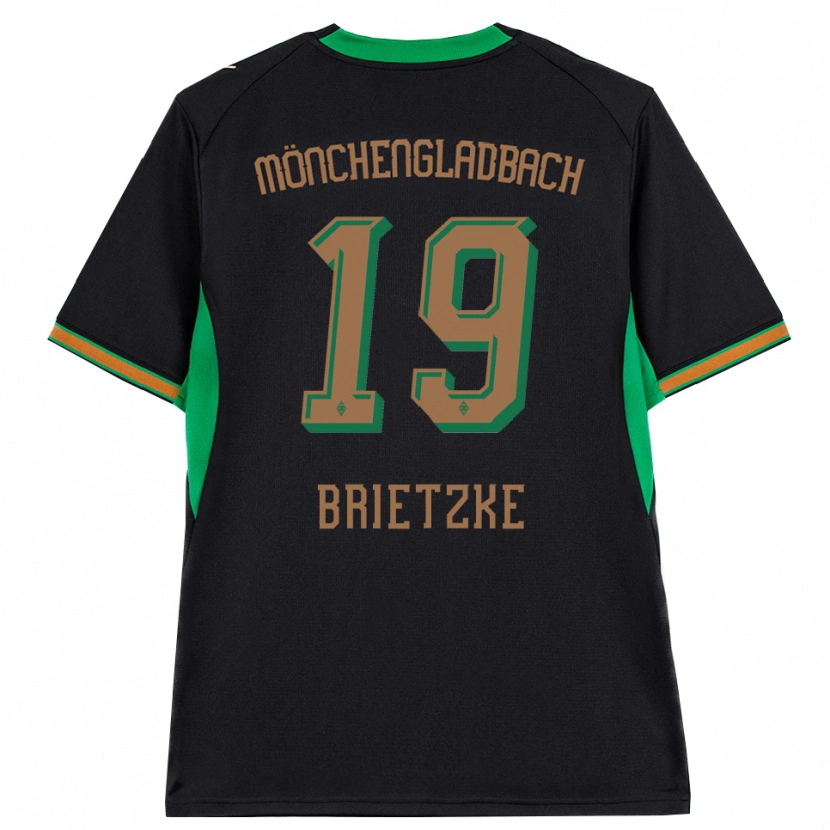 Danxen Mænd Yvonne Brietzke #19 Sort Orange Grøn Brun Udebane Spillertrøjer 2026/27 Trøje T-Shirt