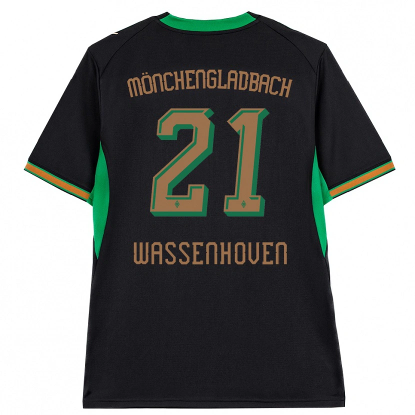 Danxen Mænd Michelle Wassenhoven #21 Sort Orange Grøn Brun Udebane Spillertrøjer 2026/27 Trøje T-Shirt