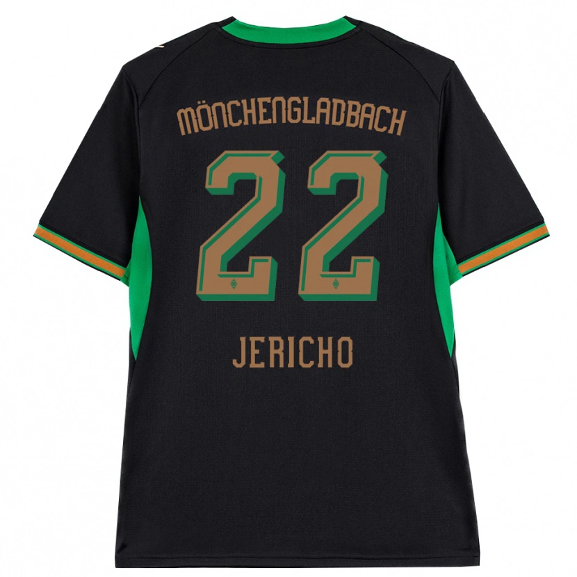 Danxen Mænd Aidan Jericho #22 Sort Orange Grøn Brun Udebane Spillertrøjer 2026/27 Trøje T-Shirt
