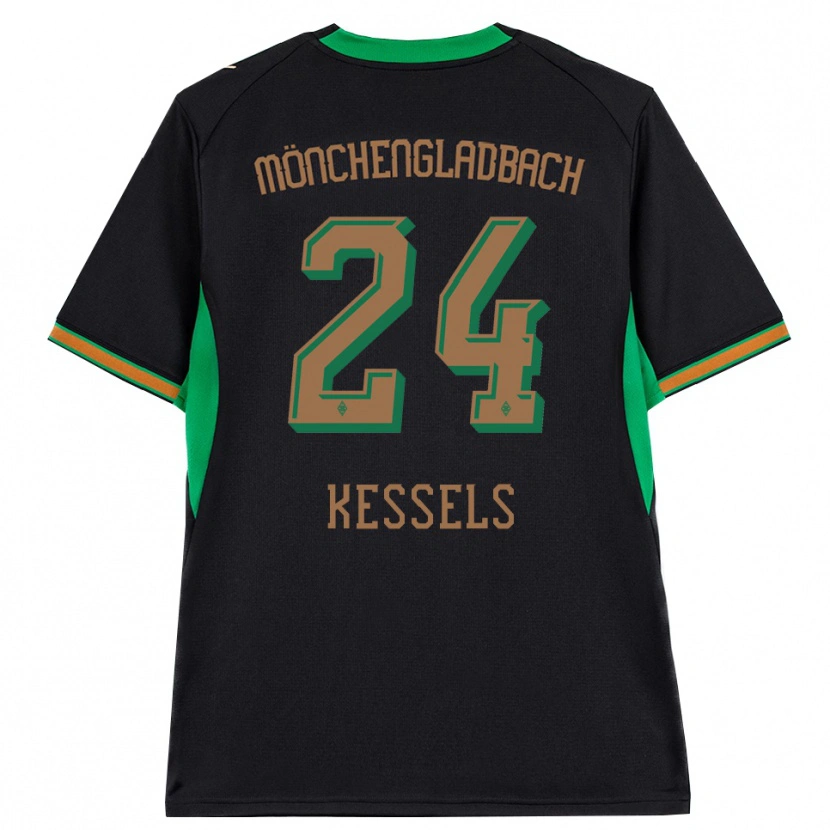 Danxen Mænd Imke Kessels #24 Sort Orange Grøn Brun Udebane Spillertrøjer 2026/27 Trøje T-Shirt