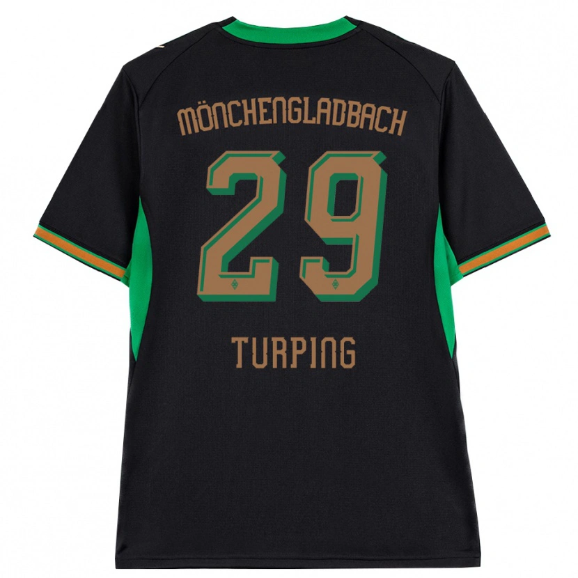 Danxen Mænd Selim Turping #29 Sort Orange Grøn Brun Udebane Spillertrøjer 2026/27 Trøje T-Shirt