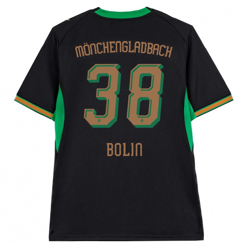 Danxen Mænd Hugo Bolin #38 Sort Orange Grøn Brun Udebane Spillertrøjer 2026/27 Trøje T-Shirt