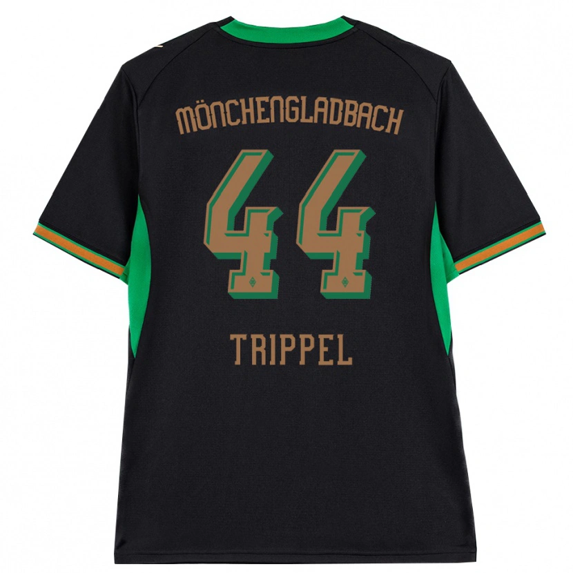 Danxen Mænd Marcello Trippel #44 Sort Orange Grøn Brun Udebane Spillertrøjer 2026/27 Trøje T-Shirt