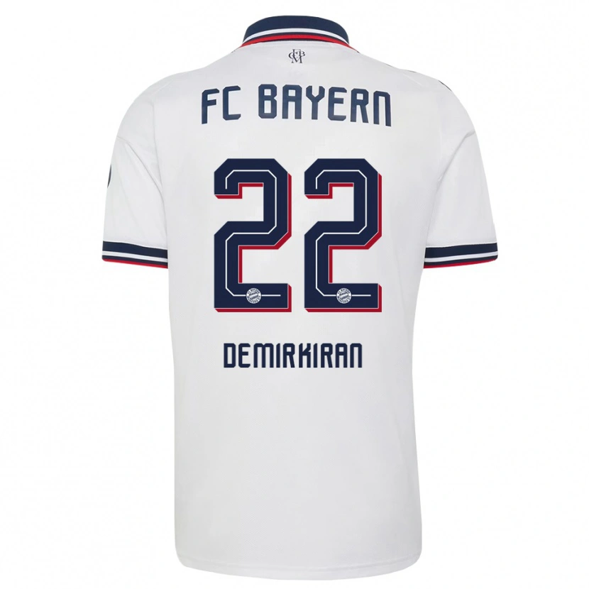 Danxen Mænd Ediz Demirkiran #22 Hvid Grå Rød Udebane Spillertrøjer 2026/27 Trøje T-Shirt