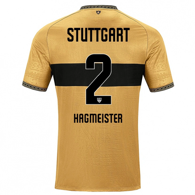 Danxen Mænd Tom Hagmeister #2 Brun Sort Hvid Udebane Spillertrøjer 2026/27 Trøje T-Shirt