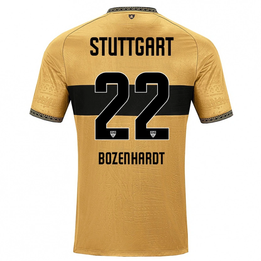 Danxen Mænd Laura Bozenhardt #22 Brun Sort Hvid Udebane Spillertrøjer 2026/27 Trøje T-Shirt