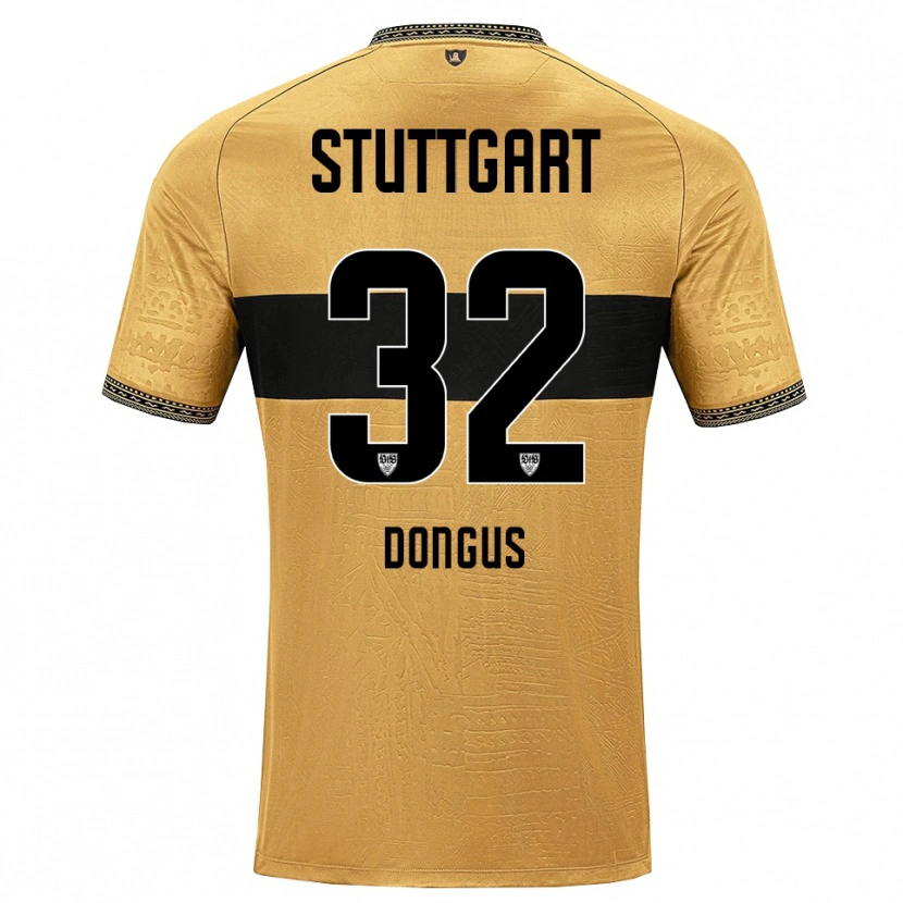 Danxen Mænd Tamar Dongus #32 Brun Sort Hvid Udebane Spillertrøjer 2026/27 Trøje T-Shirt