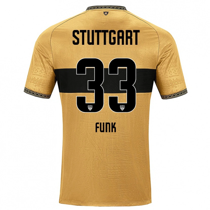 Danxen Mænd Marius Funk #33 Brun Sort Hvid Udebane Spillertrøjer 2026/27 Trøje T-Shirt