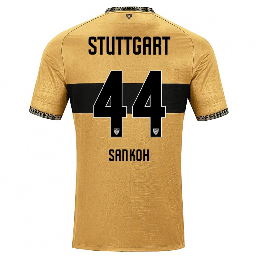 Danxen Mænd Mohamed Sankoh #44 Brun Sort Hvid Udebane Spillertrøjer 2026/27 Trøje T-Shirt