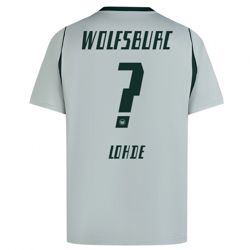 Danxen Mænd Sven Lohde #0 Grå Grøn Udebane Spillertrøjer 2026/27 Trøje T-Shirt