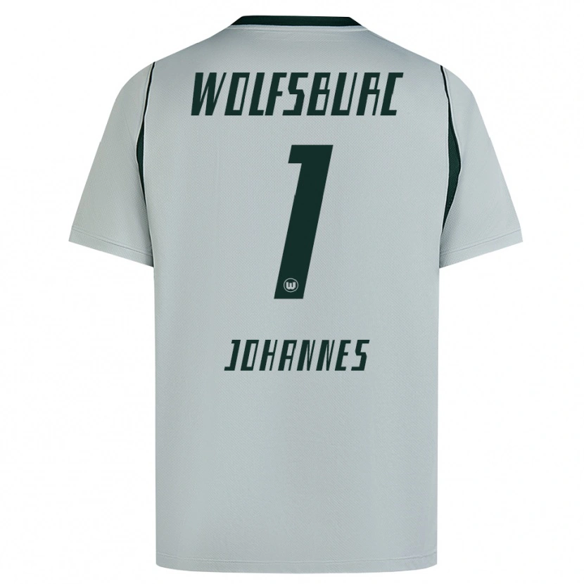 Danxen Mænd Stina Johannes #1 Grå Grøn Udebane Spillertrøjer 2026/27 Trøje T-Shirt