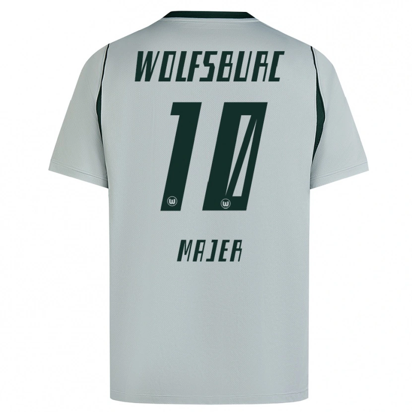 Danxen Mænd Lovro Majer #10 Grå Grøn Udebane Spillertrøjer 2026/27 Trøje T-Shirt