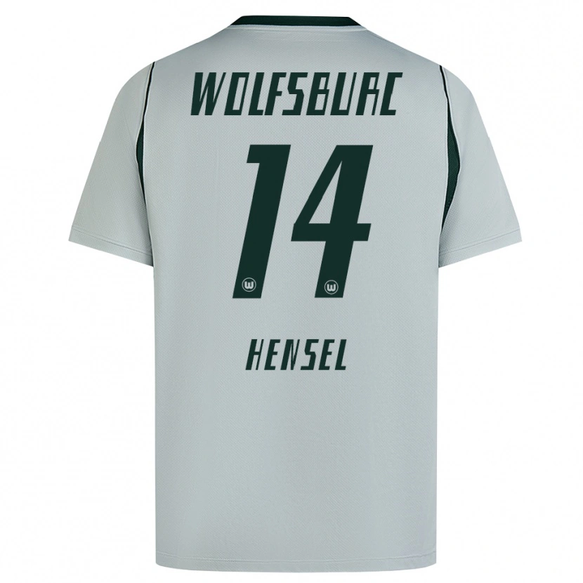 Danxen Mænd Pharell Hensel #14 Grå Grøn Udebane Spillertrøjer 2026/27 Trøje T-Shirt