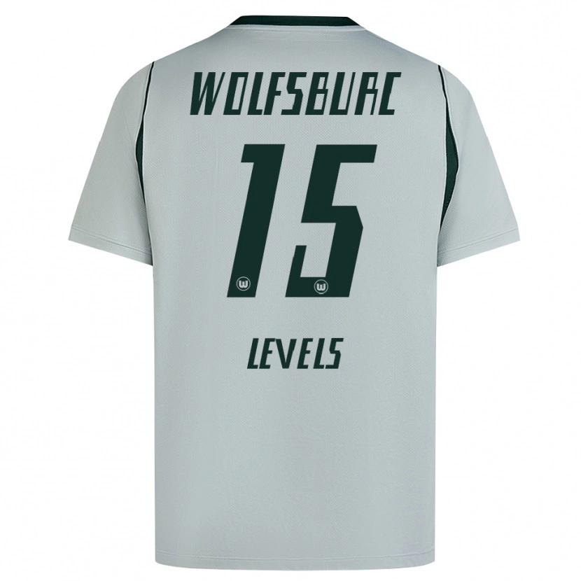 Danxen Mænd Janou Levels #15 Grå Grøn Udebane Spillertrøjer 2026/27 Trøje T-Shirt