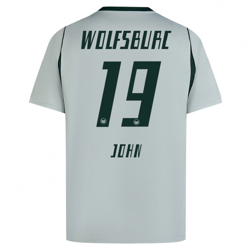 Danxen Mænd Michael John #19 Grå Grøn Udebane Spillertrøjer 2026/27 Trøje T-Shirt